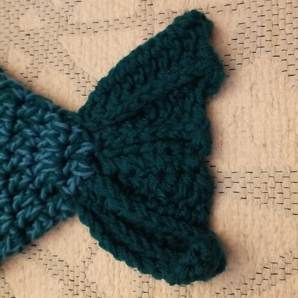 Crocheted Mermaid Tail - Picture 2 of 3